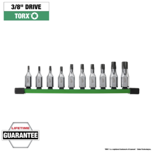 10pc 3/8" Drive TORX® Bit Socket Set